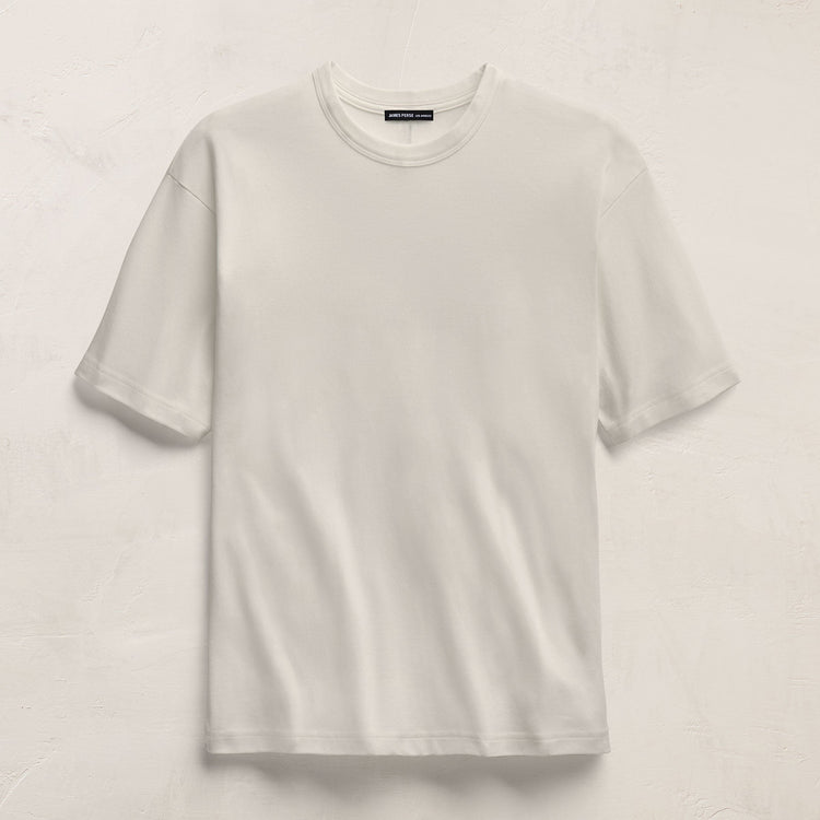 Relaxed Fit Tee in Off White | James Perse Los Angeles