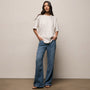 Relaxed Fit Tee in Off White | James Perse Los Angeles