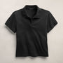 Fitted Polo in Black | James Perse Los Angeles
