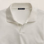 Fitted Polo in Off White | James Perse Los Angeles