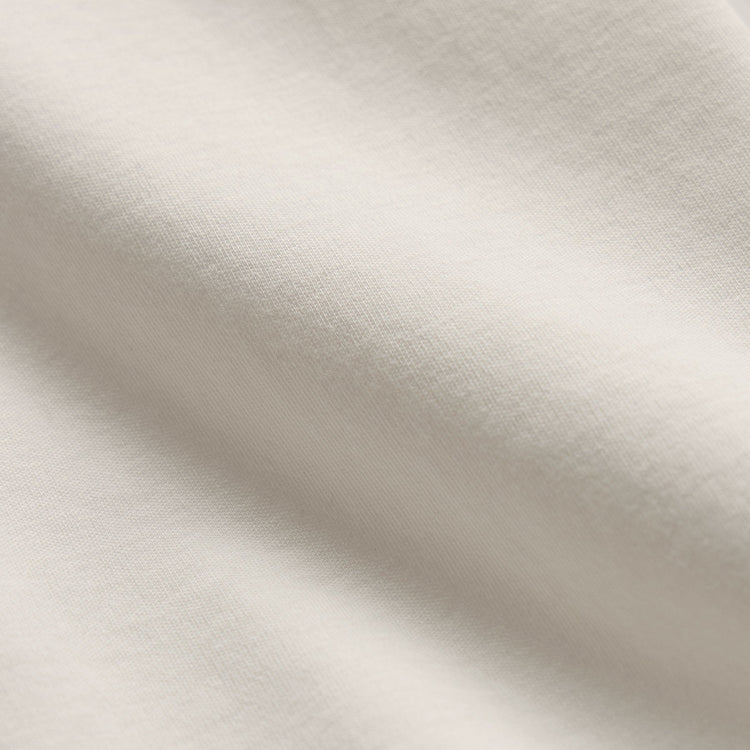 Fitted Polo in Off White | James Perse Los Angeles