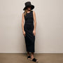 Cotton Jersey Tank Dress in Black | James Perse Los Angeles