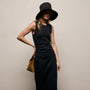Cotton Jersey Tank Dress in Black | James Perse Los Angeles