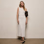 Cotton Jersey Tank Dress in Off White | James Perse Los Angeles