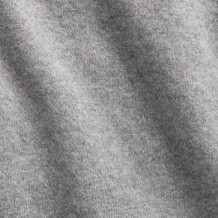 Spun Cashmere Crew Neck in Heather Grey | James Perse Los Angeles FLAT
