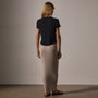 Slub Jersey Shrunken Tee in Black | James Perse Los Angeles