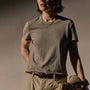 Slub Jersey Shrunken Tee in Concrete Pigment | James Perse Los Angeles