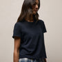 Slub Jersey Shrunken Tee in Classic Navy | James Perse Los Angeles