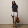 Slub Jersey Shrunken Tee in Classic Navy | James Perse Los Angeles