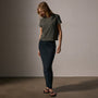 Slub Jersey Shrunken Tee in Granite Pigment | James Perse Los Angeles