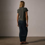 Slub Jersey Shrunken Tee in Granite Pigment | James Perse Los Angeles