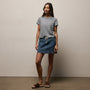 Slub Jersey Shrunken Tee in Ore Pigment | James Perse Los Angeles