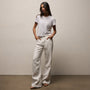 Slub Jersey Shrunken Tee in White | James Perse Los Angeles