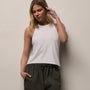 Slub Jersey Muscle Tank in White | James Perse Los Angeles