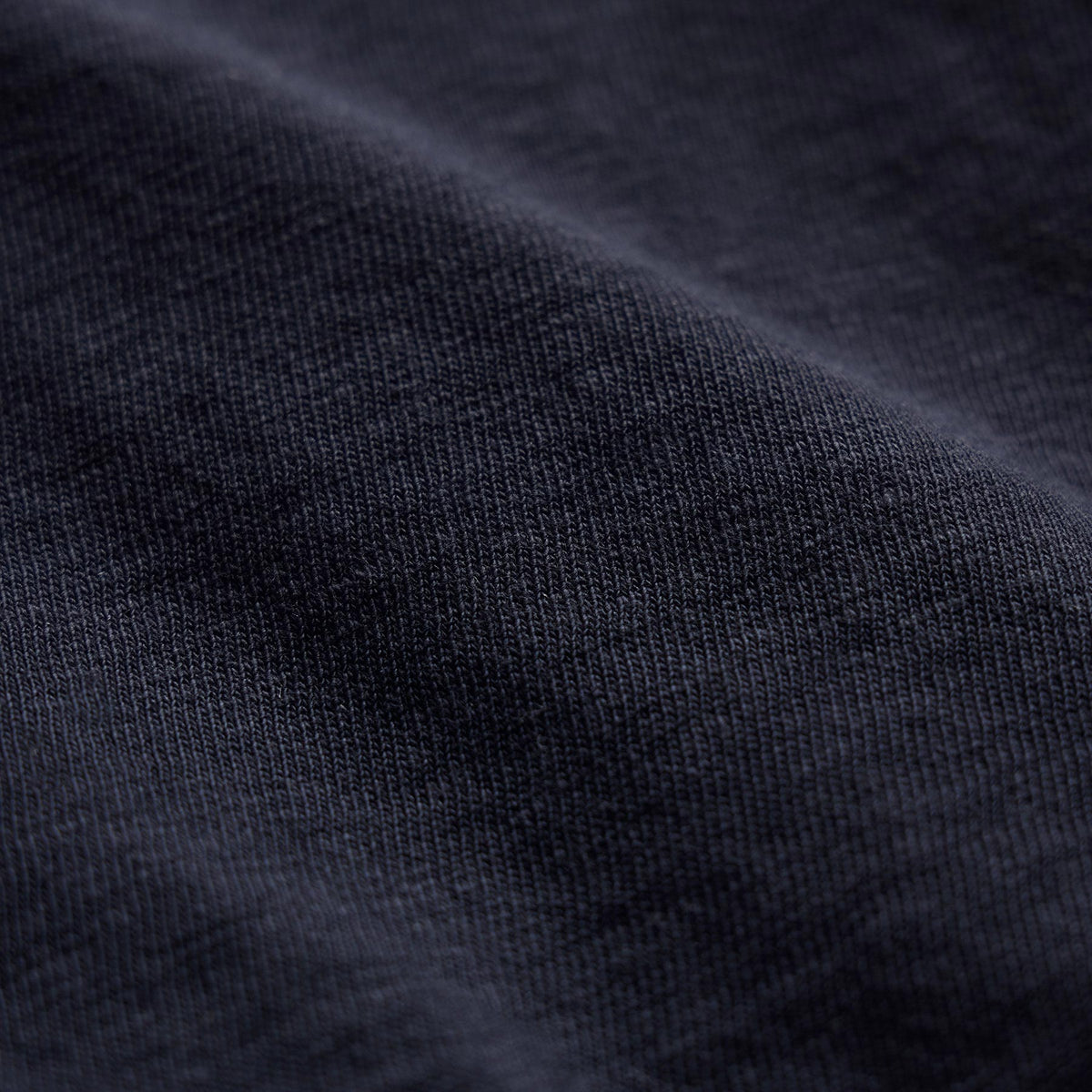Slub Jersey Open Polo in Classic Navy | James Perse Los Angeles