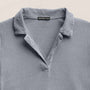 Slub Jersey Open Polo in Ore Pigment | James Perse Los Angeles