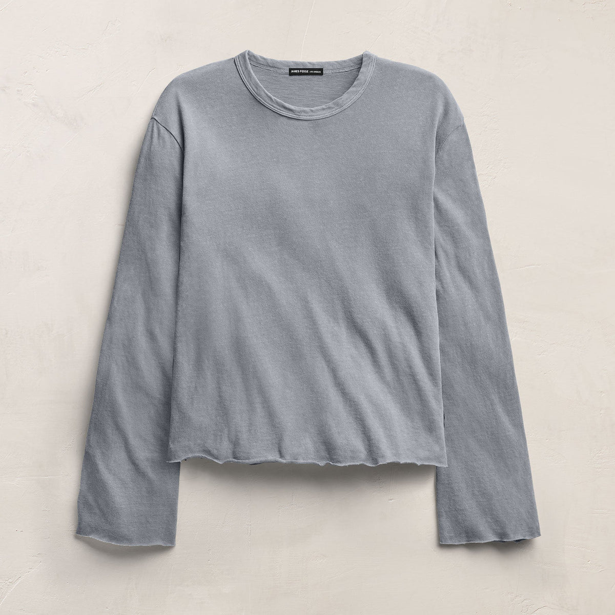 Slub Jersey Long Sleeve Tee in Ore Pigment | James Perse Los Angeles