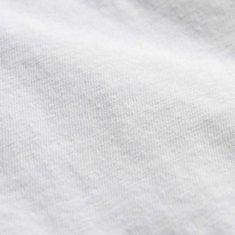 Slub Jersey Long Sleeve Tee in White | James Perse Los Angeles