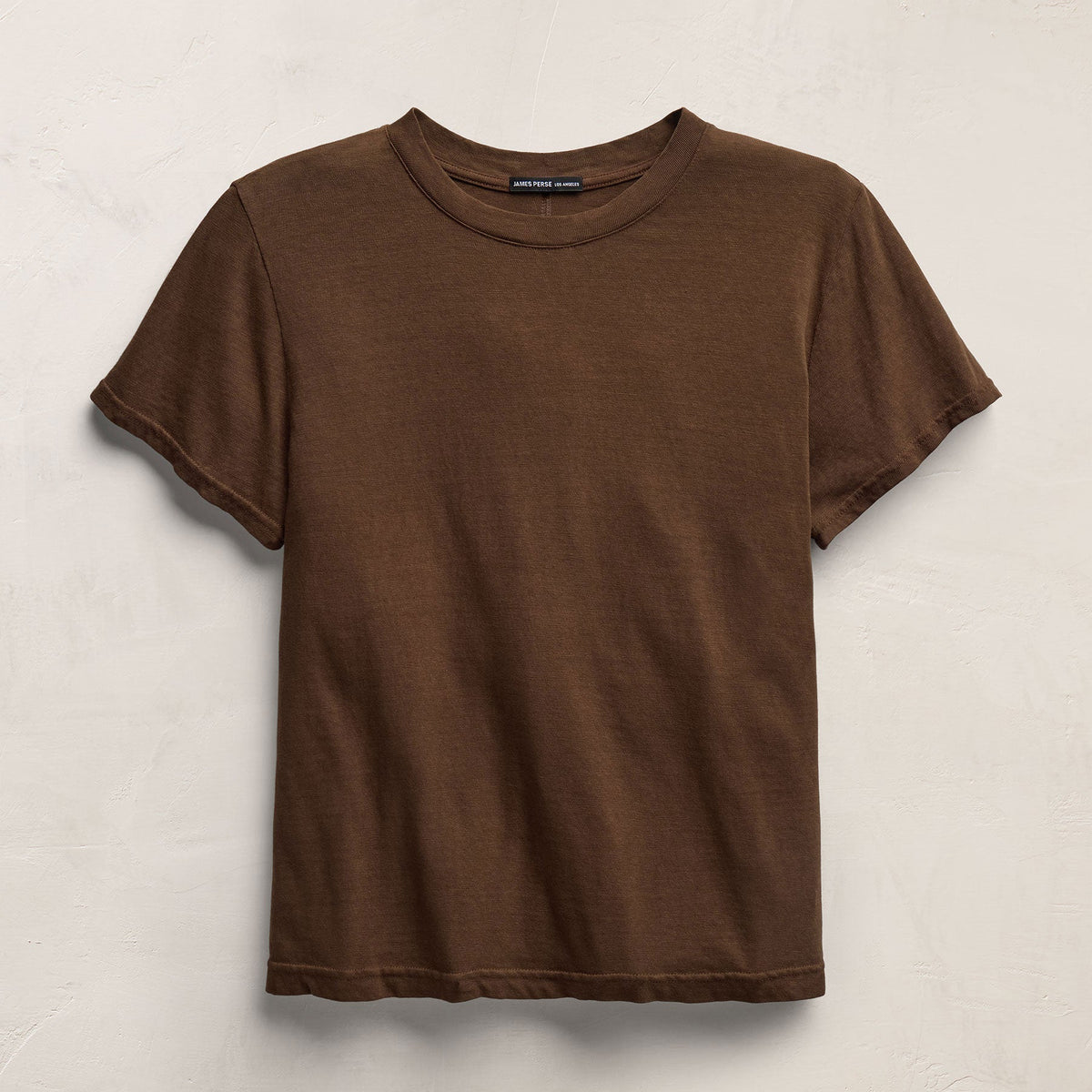 Slub Jersey Classic Tee in Cocoa | James Perse Los Angeles
