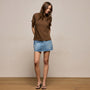 Slub Jersey Classic Tee in Cocoa | James Perse Los Angeles