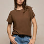 Slub Jersey Classic Tee in Cocoa | James Perse Los Angeles