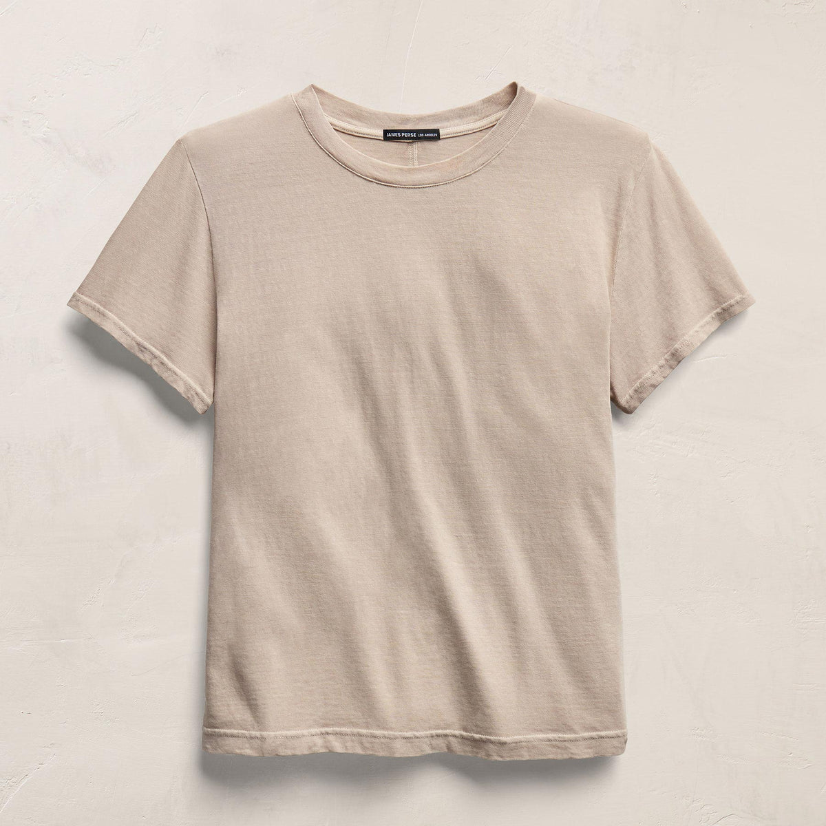 Slub Jersey Classic Tee In Stone Pigment | James Perse Los Angeles