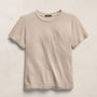Slub Jersey Classic Tee In Stone Pigment | James Perse Los Angeles