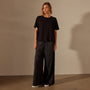 Slub Jersey Boxy Tee in Black | James Perse Los Angeles
