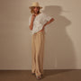 Natural Slub Boxy Short Sleeve Tee in White | James Perse Los Angeles