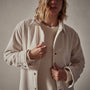 Sherpa Lined Oversized Corduroy Jacket in Canvas | James Perse Los Angeles