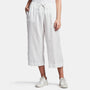 Linen Cropped Pant In White | James Perse Los Angeles