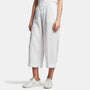Linen Cropped Pant In White | James Perse Los Angeles