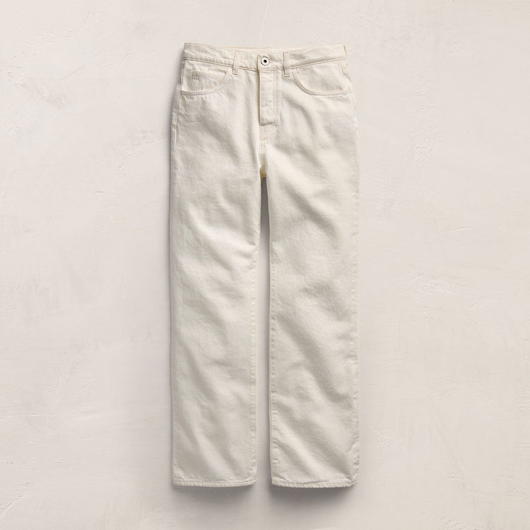 Relaxed Fit Jean in Off White | James Perse Los Angeles