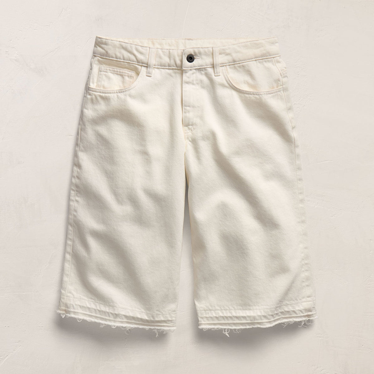 Relaxed Jort in Off White | James Perse Los Angeles