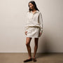 5 Pocket Denim Mini Skirt in Coastal Cloud | James Perse Los Angeles