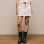 5 Pocket Denim Mini Skirt in Coastal Cloud | James Perse Los Angeles