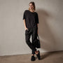 Oversized Boxy Tee in Black | James Perse Los Angeles