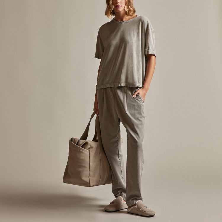Oversized Boxy Tee in Dapple Pigment | James Perse Los Angeles