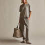 Oversized Boxy Tee in Dapple Pigment | James Perse Los Angeles