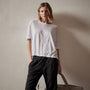 Oversized Boxy Tee in White | James Perse Los Angeles