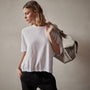 Oversized Boxy Tee in White | James Perse Los Angeles