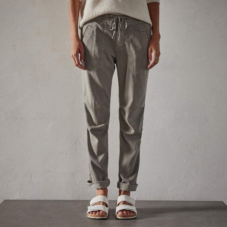 Soft Drape Pant in Concrete Pigment | James Perse Los Angeles