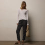 Soft Drape Pant in Carbon Pigment | James Perse Los Angeles