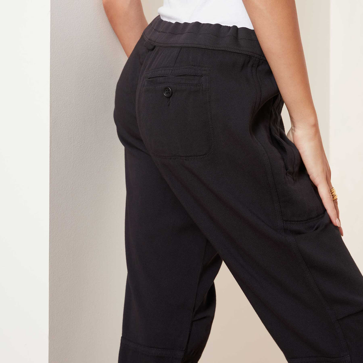 Soft Drape Pant In French Navy | James Perse Los Angeles