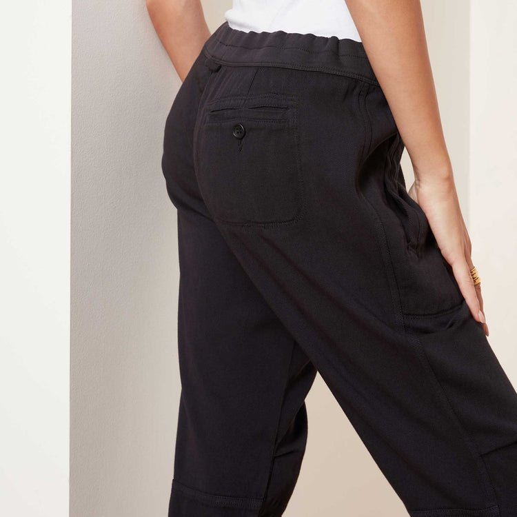 Soft Drape Pant In French Navy | James Perse Los Angeles