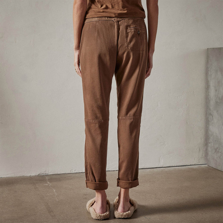 Soft Drape Pant in Gingerbread Pigment | James Perse Los Angeles