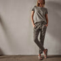 Soft Drape Pant in River Rock Pigment | James Perse Los Angeles 