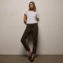 Soft Drape Pant in Smoky Green Pigment | James Perse Los Angeles