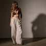 Lightweight Linen Wide Leg Pnt in Salt Pigment | James Perse Los Angeles