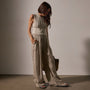 Lightweight Linen Elastic Pant in Overcast Pigment | James Perse Los Angeles